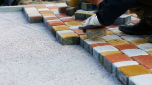 укладка тротуарной плитки